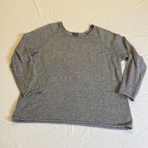 Eddie Bauer - Gray Rolled Hem Sweater - 2XL